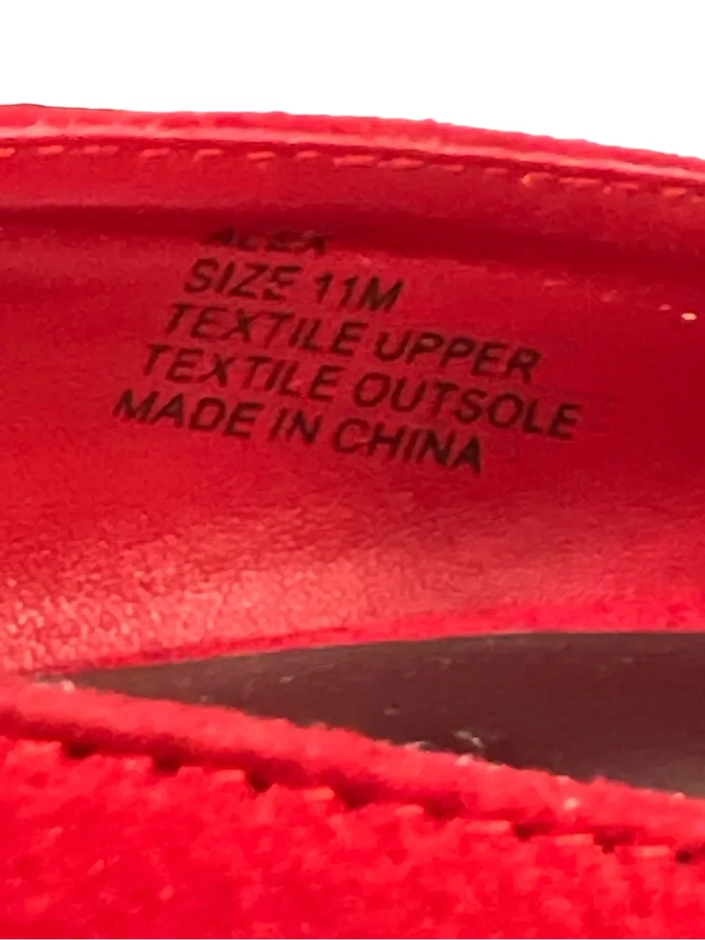 JustFab JustFabulous ALEX Red Faux Suede Platform Stiletto Pumps Womens Size 11M